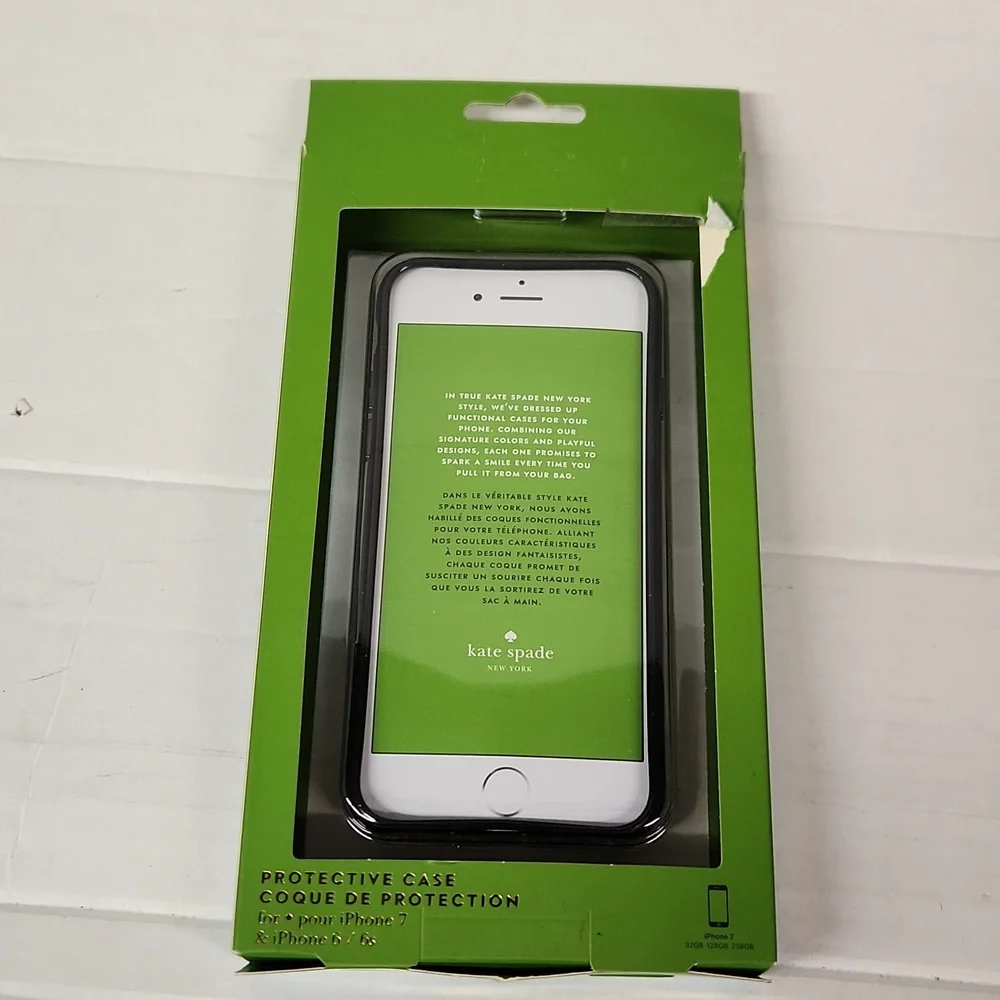 New in box, Kate Spade New York f/ IPhone 7 & IPhone 6 Protective Case